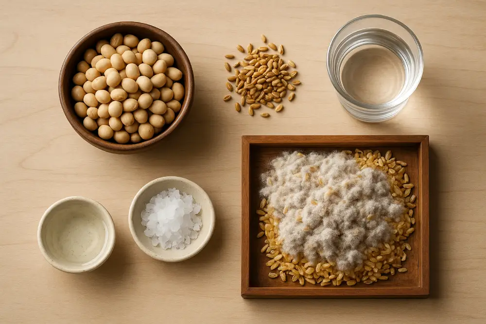 ingrédients sauce soja shoyu