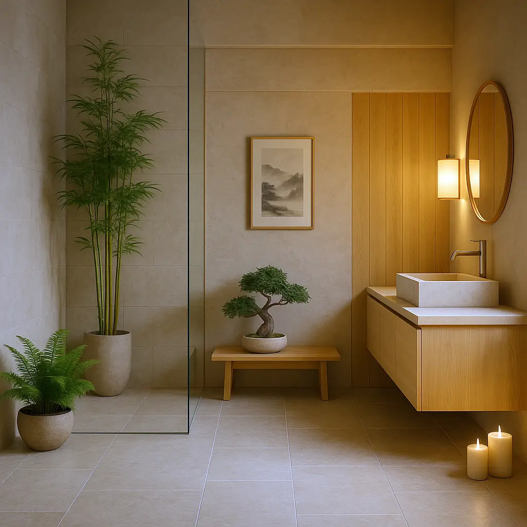 design ofuro salle de bain japonaise