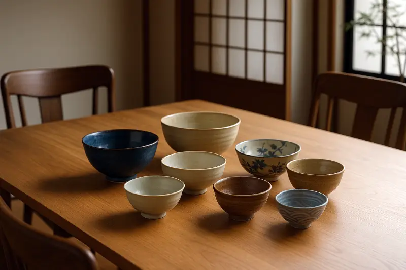 idée déco céramique japonaise salle à manger