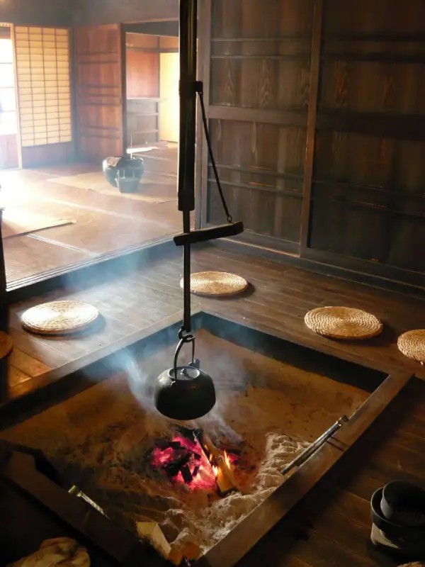 irori foyer japonais