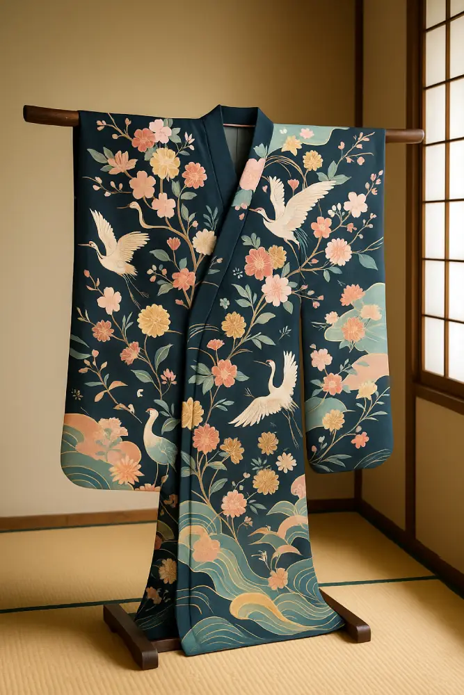 motifs japonais kimono