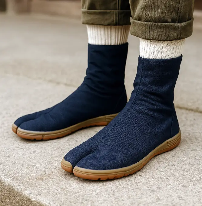 chaussettes japonaises modernes Jikatabi