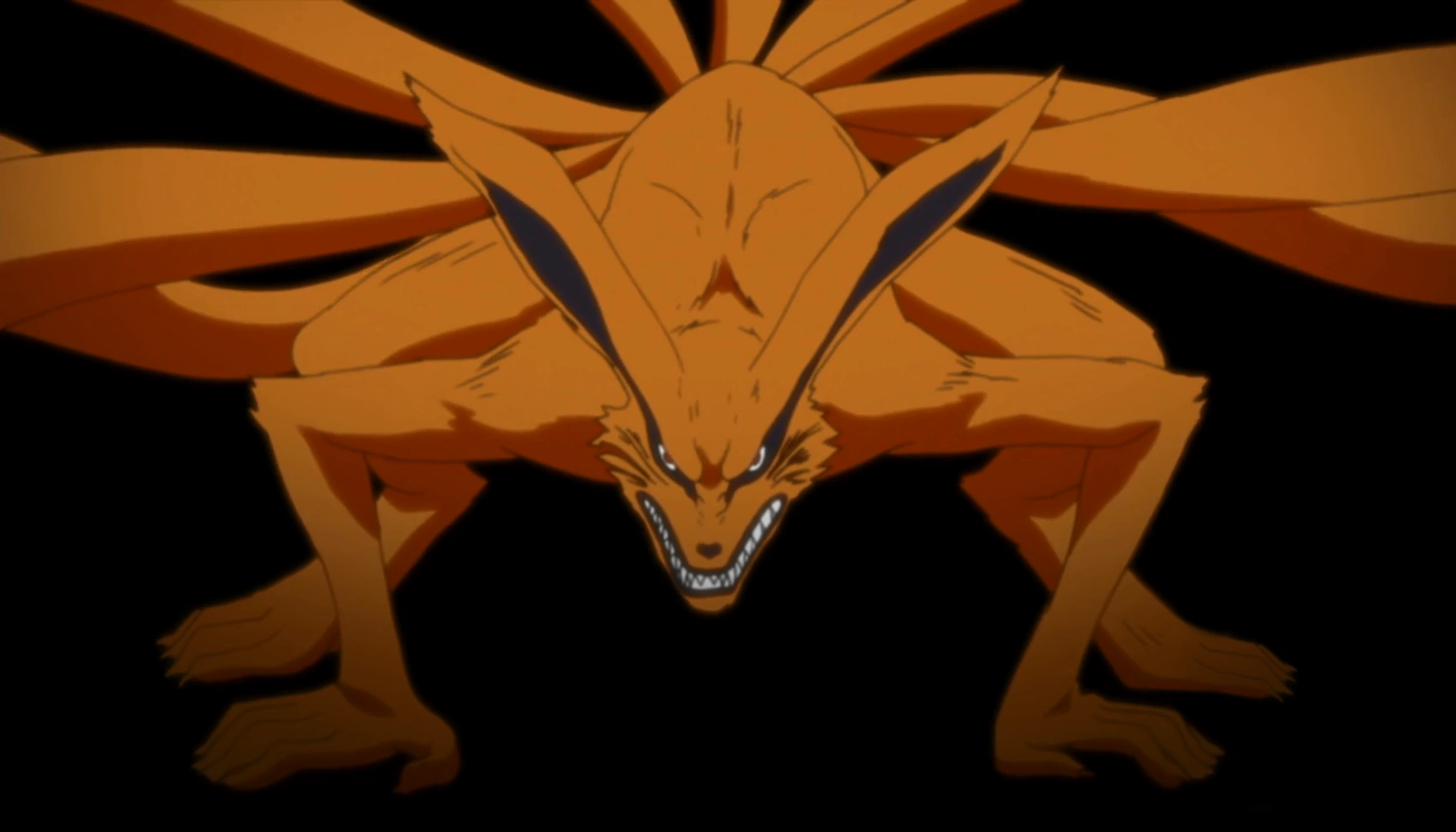 démon renard Kurama dans l'anime naruto