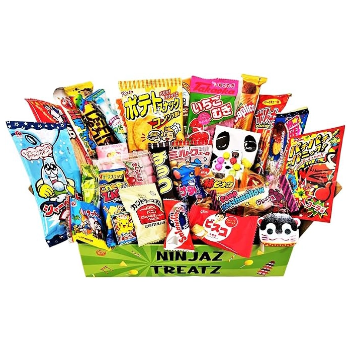 Boite 30 bonbons japonais Snacks Box Japonais Dagashi