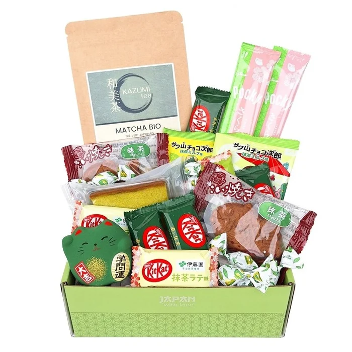 Box japonaise cadeau thé matcha