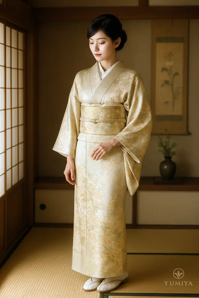 kimono femme luxe soie authentique