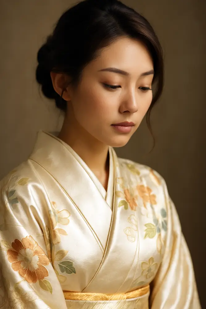 les bienfaits de la soie véritable pour un kimono femme