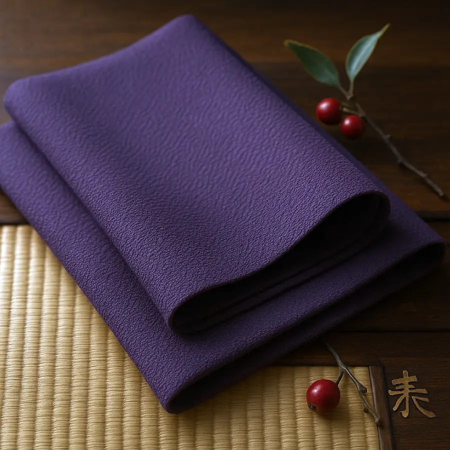 soie Chirimen kimono de luxe pour femme