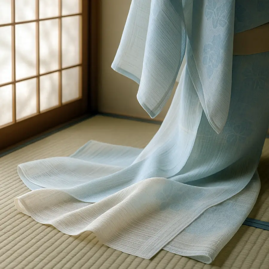 soie ro sha kimono de luxe pour femme